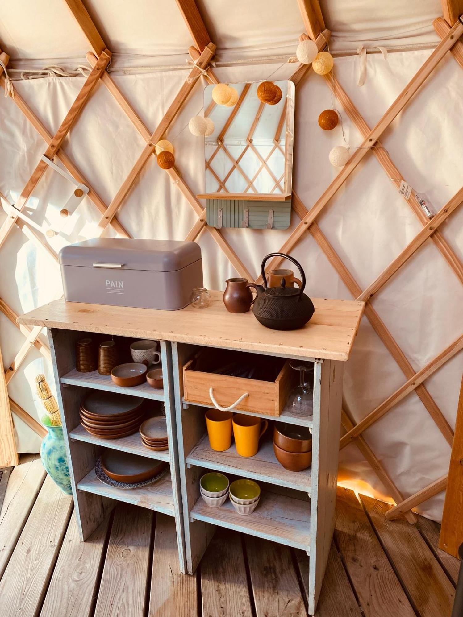 Wigwam, séjour ecolo glamping Frechet-Aure Extérieur photo